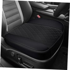 Leather Front Car Seat Cover, Anti-Slip Car Seat Bottom Covers, Full Black
