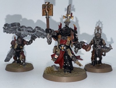 Chaplain Grimaldus & Retinue - Black Templars Space Marines Warhammer