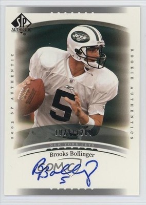 2003 SP Authentic Authentics /1200 Brooks Bollinger #227 Rookie Auto RC j4h