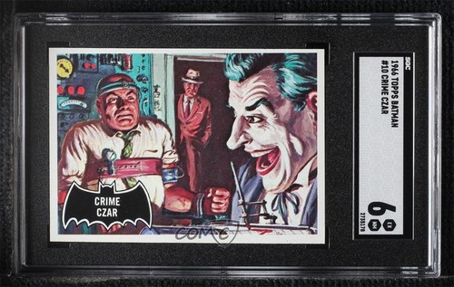 1966 Topps Batman Black Bat #10 Crime Czar — SGC 6