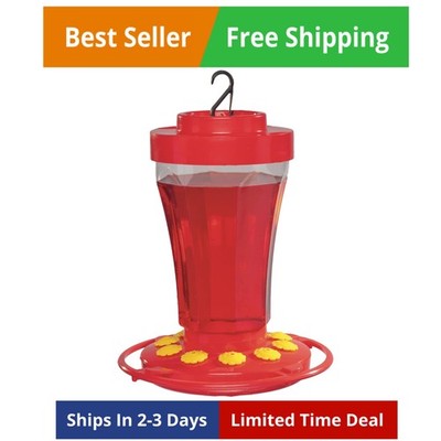 3090 32-Ounce Hummingbird Flower Feeder, Wide-Mouth Reservior and Patented Tw...