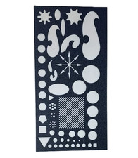 Stencil for Planners and Journals 100mm x 200mm Tracing Template