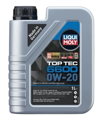 Für LIQUI MOLY 21410 ENGINE OIL 0W-20 1L TOP TEC 6600