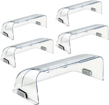 5 Pack Clear Adjustable Air Vent Deflector for Vents, Magnetic Heat and Air Defl
