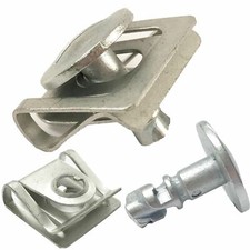 5x Screw + Body Clip Full Set For VW Metal Under Engine Cover Undertray Fitting