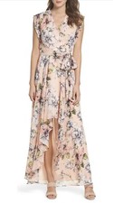 NWT Eliza J Floral Maxi Dress Wedding Guest Garden Party Romantic Cottagecore