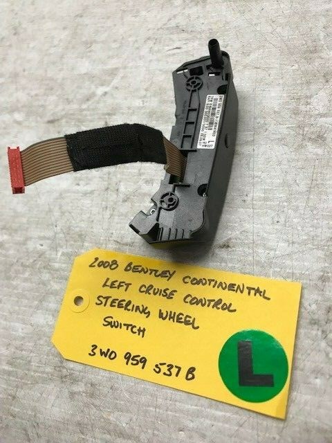 06-08 Bentley Continental Flying Spur GT LEFT STEERING WHEEL SWITCH 3W0959537B