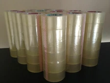36 Rolls Carton Sealing Clear Packing Tape Box Shipping 1.8 mil 2" x 110 Yards