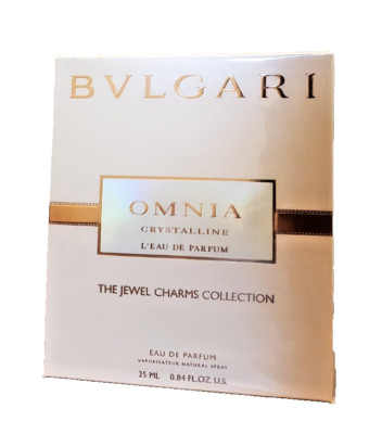 Women Bvlgari Omnia Crystalline EDT Spray 25ml / 0.84oz New in Box