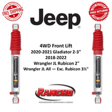 Rancho RS9000XL Shocks Pair 2"-3.5" Front Lift For Jeep Gladiator / Wrangler 4WD