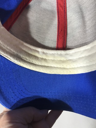 Super Mario Hook And Loop Mütze Baseball blau rot - Bild 6 von 7