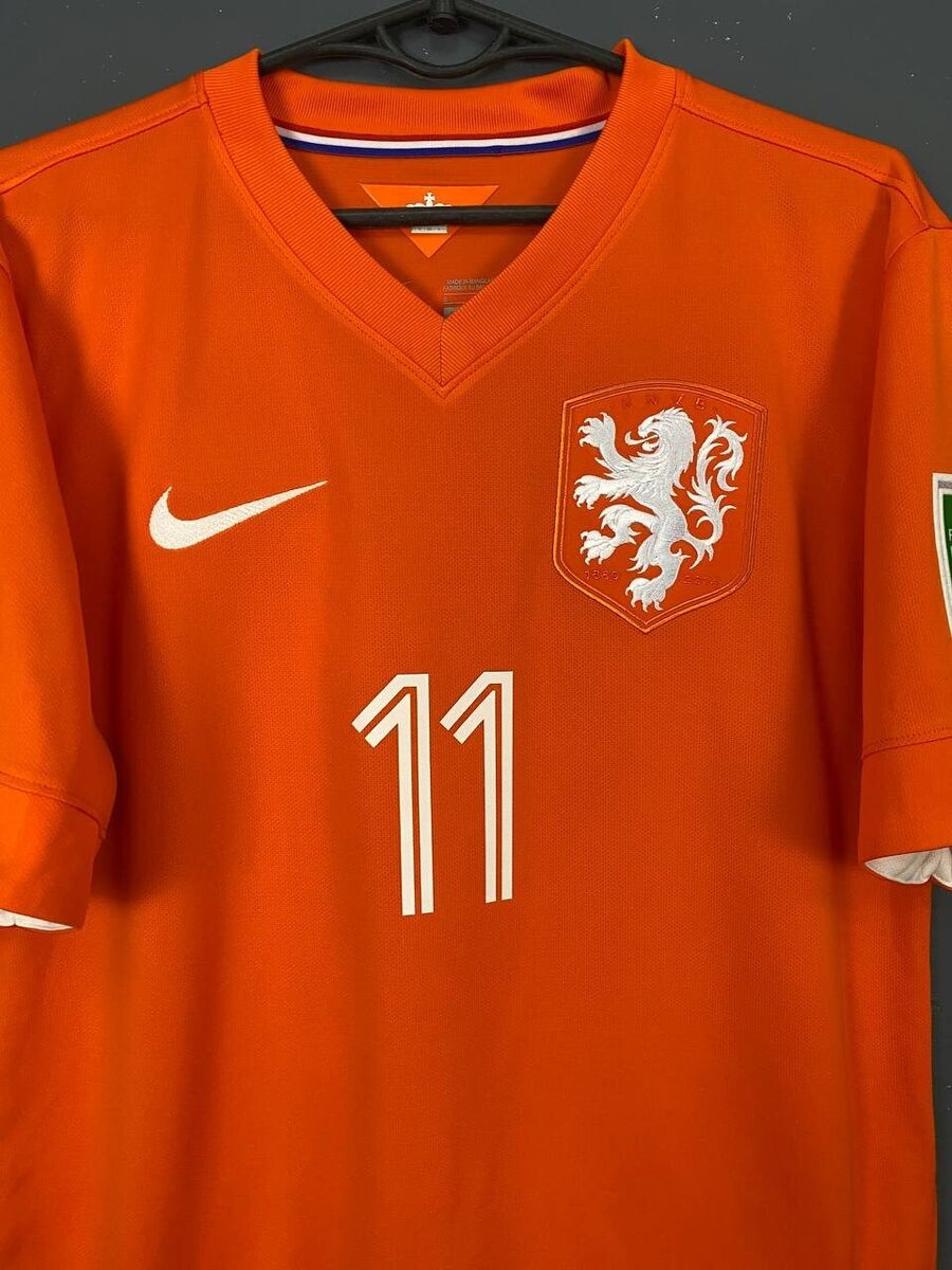 MEN ROBBEN #11 HOLLAND 2014/2016 NETHERLANDS SOCCER FOOTBALL MEN ROBBEN #11 HOLLAND 2014/2016 NETHERLANDS SOCCER FOOTBALL