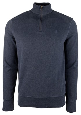 patterned quarter zip