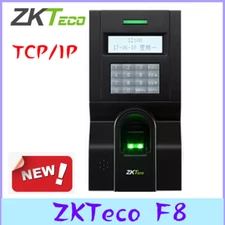ZKTeco F8 TCP/IP Fingerprint Time Clock & Door Access Control System New F8