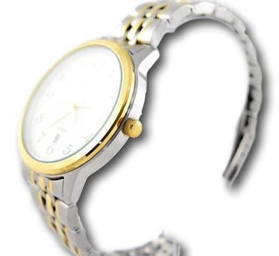 Seiko SUR042 Men's Stainless Steel Two-Tone Gold Easy Read Watch