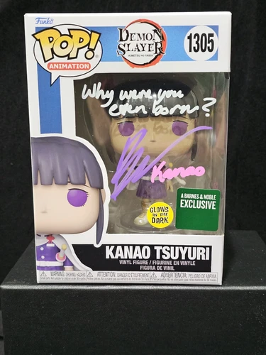 Funko Pop! Demon Slayer Kanao Tsuyuri Autographed Glow In The Dark B&N JSA Auth