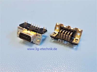 1-106505-2 Sub-D Steckverbinder, Female, Rechtwinklig, 9-polig / Raster 2.74mm