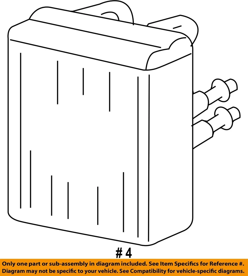 Núcleo evaporador de aire acondicionado usado se adapta a: Lincoln LS 2002 solo núcleo grado A Foto 4 de 4