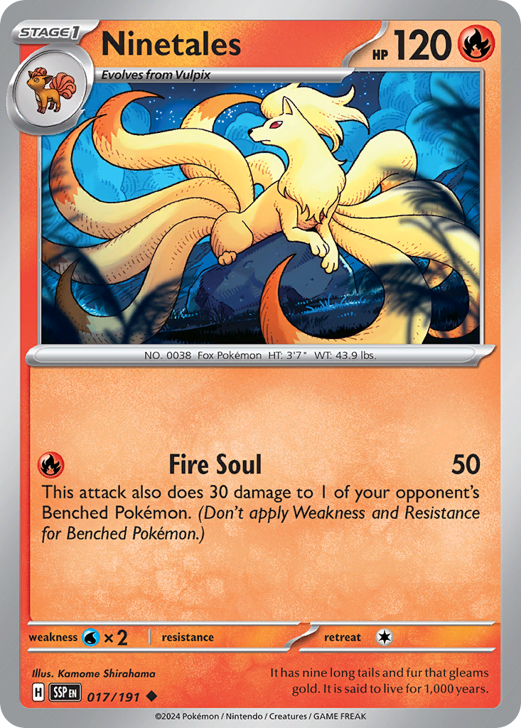 Ninetales 17/191 Uncommon | Surging Sparks | Pokemon Card | eBay