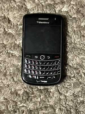BlackBerry Curve 8530- 256 MB- Black Verizon With Sim Card Use For Repairs/Parts