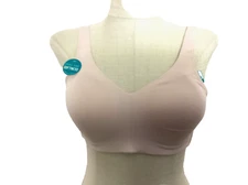 VANITY FAIR Simple Sizing Pink Wire-free Padded Bra Sz S*