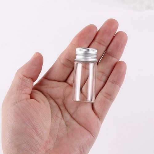 20pcs 10ML Glass Test Tube Bottle Screw Top Wedding Party Storage Glass Bottles - Picture 4 of 12