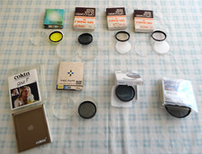 Lot 7 Filter Hoya 46mm Y K2 52mm CPC 49mm PL 1A Tiffen 58mm Hama 72mm Japan