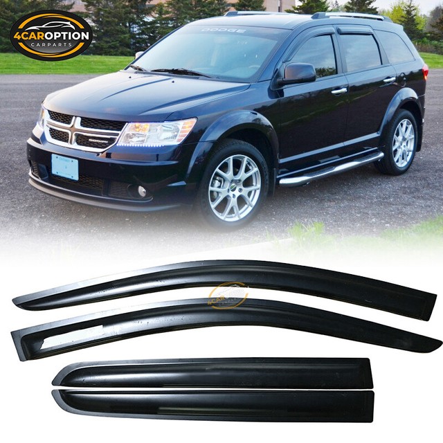 Fits 0917 Dodge Journey Acrylic Window Visors 4pc Set for sale online