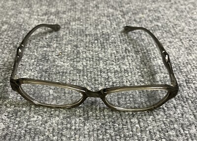 Sama Eyeglasses Frames ZERO GRY Clear Dark Gray Cat Eye Full Rim 52-17-140