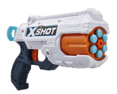 Zuru X-Shot 4 Gun Bundle - 2x Reflex 6 & 2x Kickback with 48 Foam