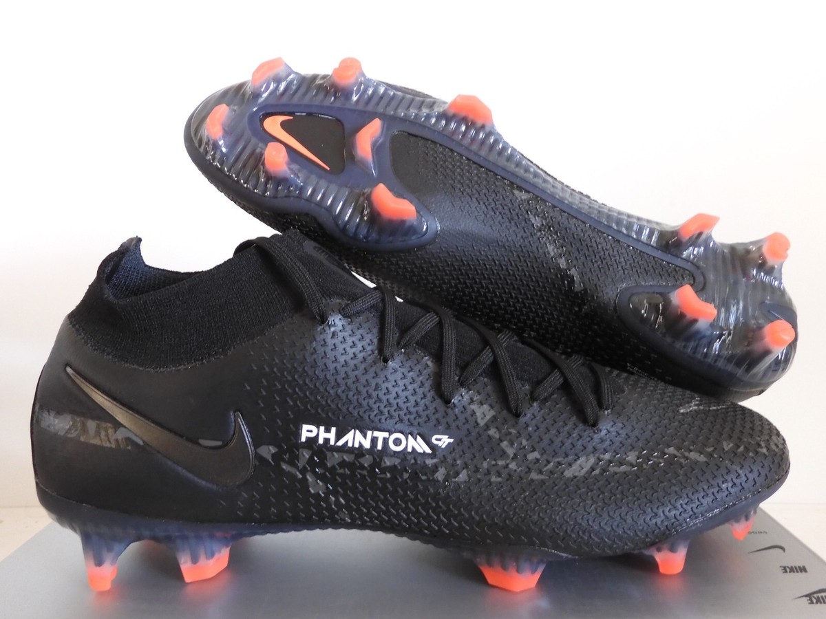 Nike Phantom Gt2 Elite Df Fg Black-Dark Smoke Grey-Red Sz 13