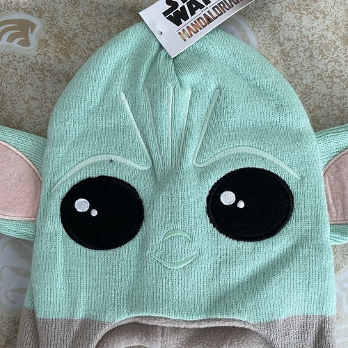 Kids Star Wars Baby Yoda Grogu Beanie Hat - Picture 3 of 4