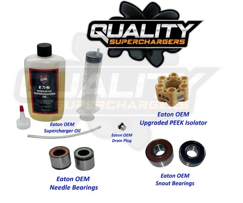 Genuine EATON OEM Supercharger Rebuild Kit Snout Case Bearings LS9 LSA ...