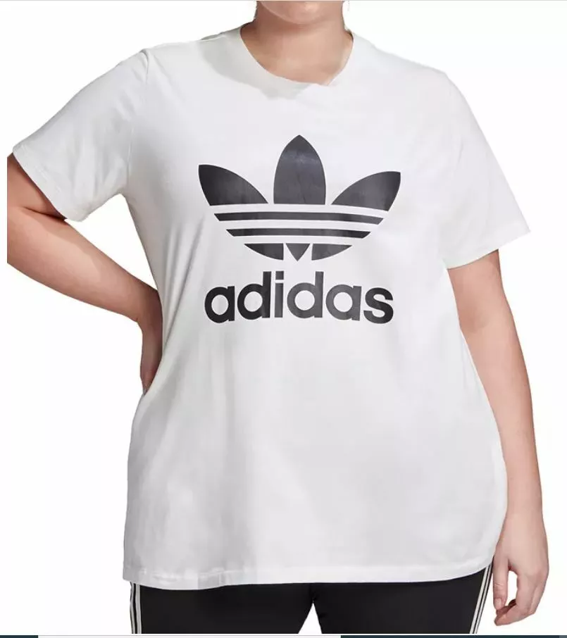 adidas Originals 3X Plus Color: eBay T-Shirt, White, Size Size: Trefoil 2X | 