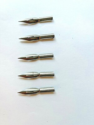 FIVE 788 Oval Point Esterbrook Steel Pens Made in USA