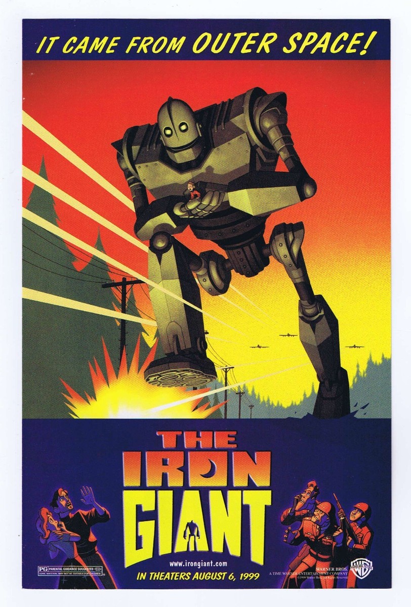 Iron Giant Promotional Package 1999 Preview Comic & 2014 SDCC Mask