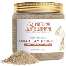 Natural Elephant Ghassoul Moroccan Lava Clay Powder 200g (7oz)