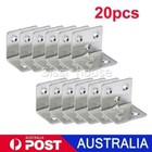 <!--F#f_0-->20pcs Corner Brace Joint Right Angle L Bracket Stainless Steel Shelf Support AUS<!--F/-->