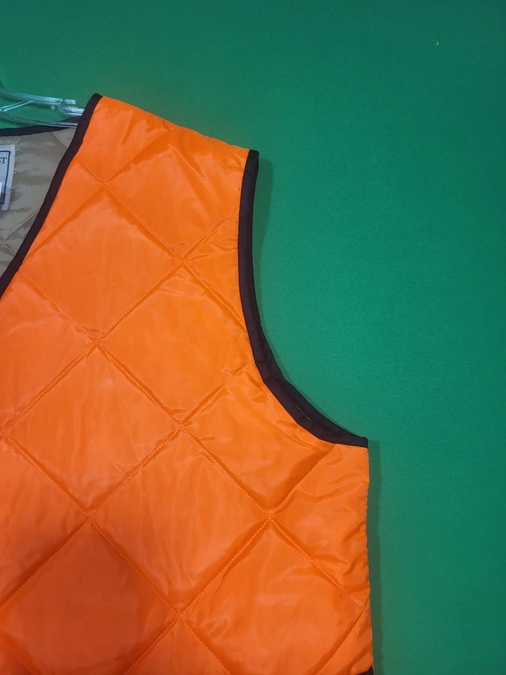 Northwest Territory Adult Size XLarge Orange Insulated Hunting Vest - Image 4 of 4