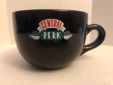 Friends Central Perk Large Black Ceramic Coffee/Soup Mug 24 Oz.