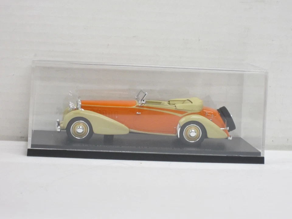 Hispano-Suiza J12 Cabrio 1934 orange/creme NEU Esval EMEU43002A 1:43 limitiert - Bild 4 von 4