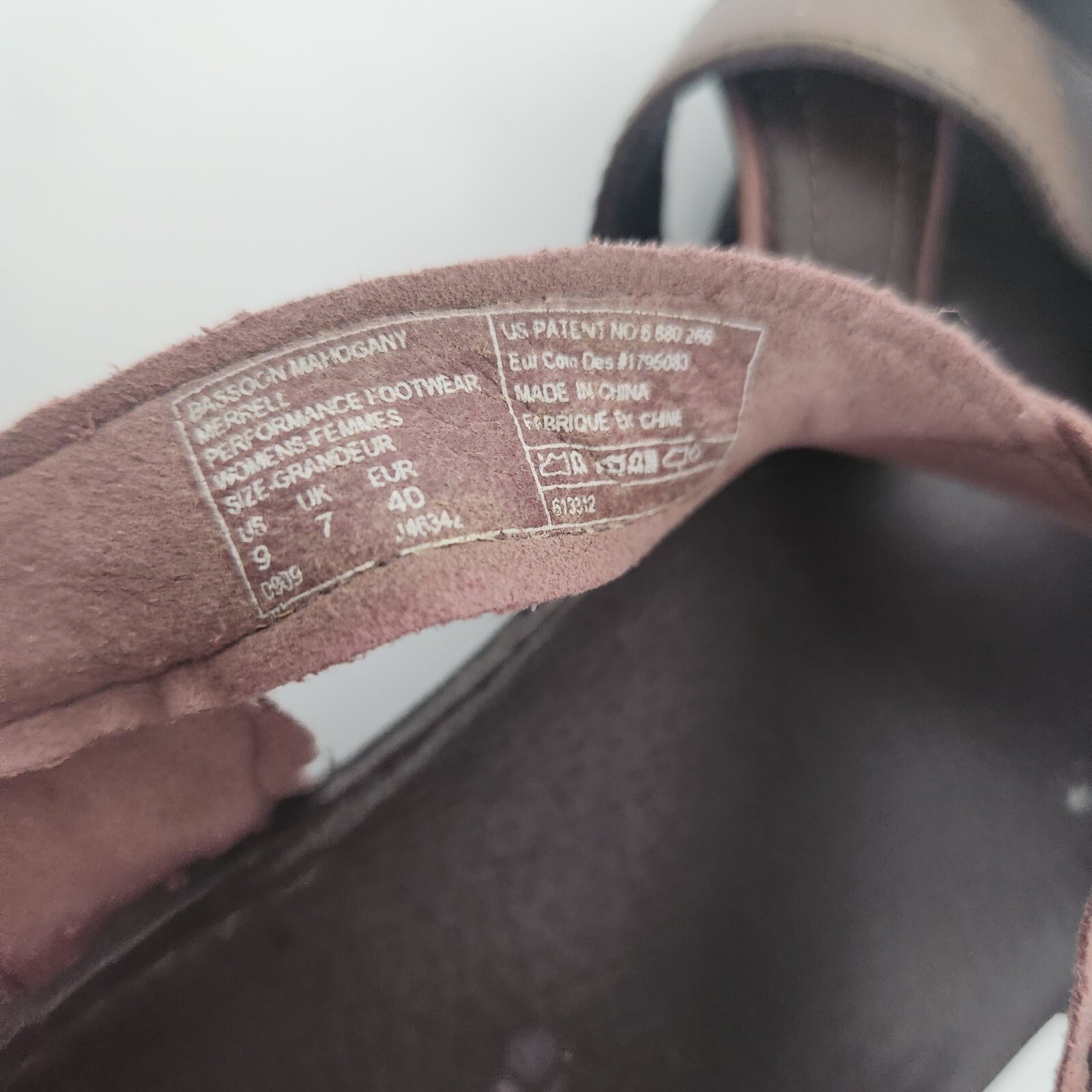 Sandali con cinturini da donna Merrell Bagoon taglia 9 marroni