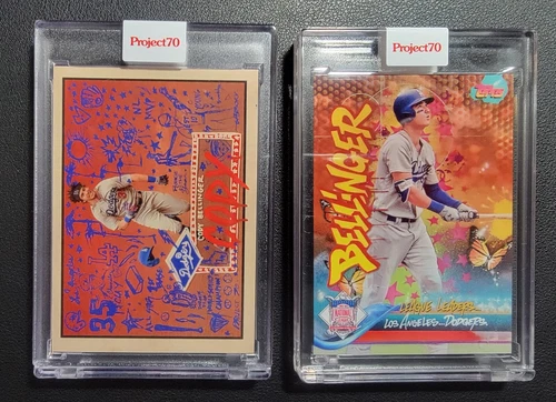 Topps Project 70 Cody Bellinger 2 Cards - 569 Gregory Siff / 761 RISK