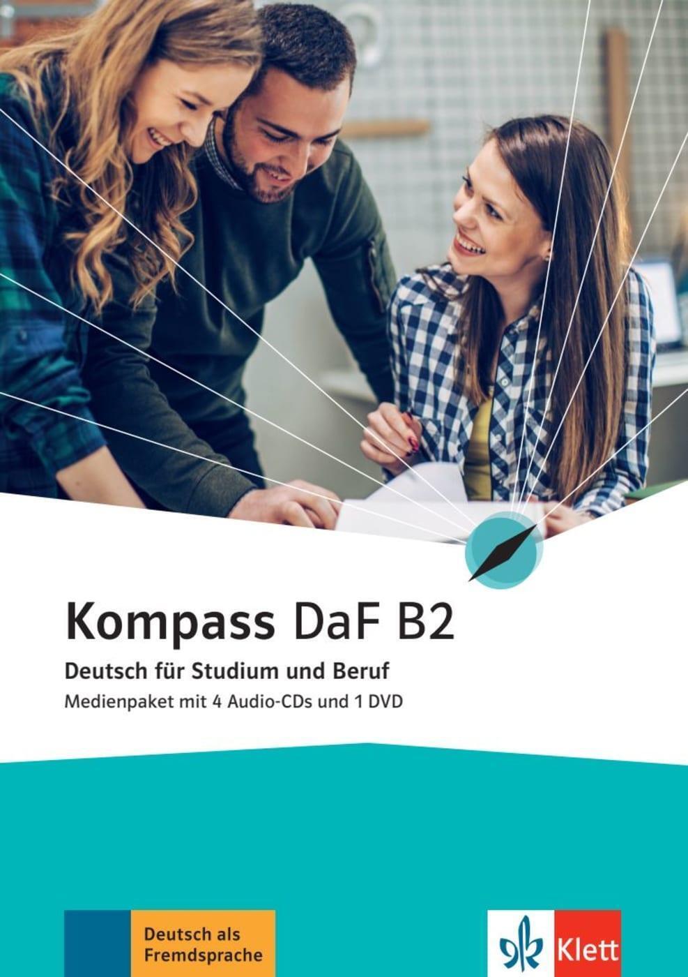 Thumbnail - Kompass Daf B2. Medienpaket (4 Audio-cds + 1 Dvd) | Birgit Braun (u.