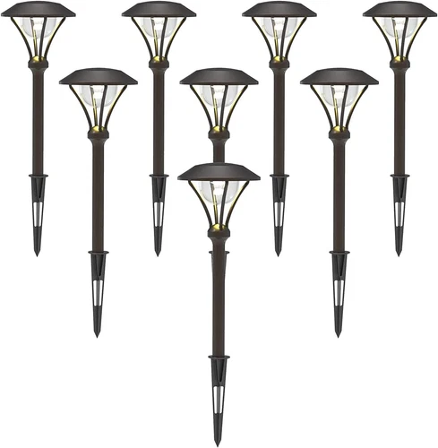 GOODSMANN Landscape Lighting Low Voltage Path Lights 1 Watt LED 60 Lumens
