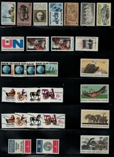 1970 COMMEMORATIVE SET OF TWENTY NINE U.S. POSTAGE STAMPS- MNH
