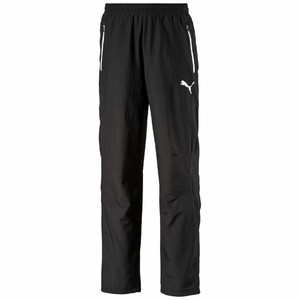 Puma Mens Sports Training Leisure Pants Tracksuit Bottoms Black White | eBay