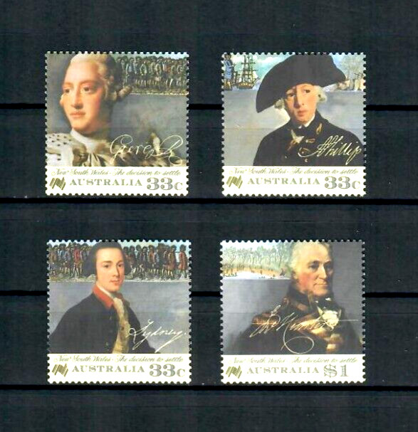 AUSTRALIA SC# 988-991 MNH (AUSTRALIA BICENTENNIAL)