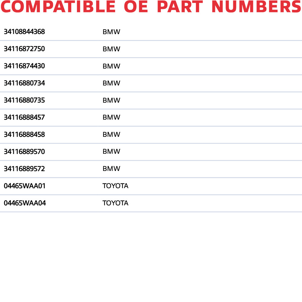 Brembo P06099 Front Disc Brake Pads Kit for 201722 BMW 530i / 1921 X4