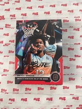 2022 TOPPS NOW Overtime Elite #52 BRYCE GRIGGS ROOKIE Red Parallel 6/10